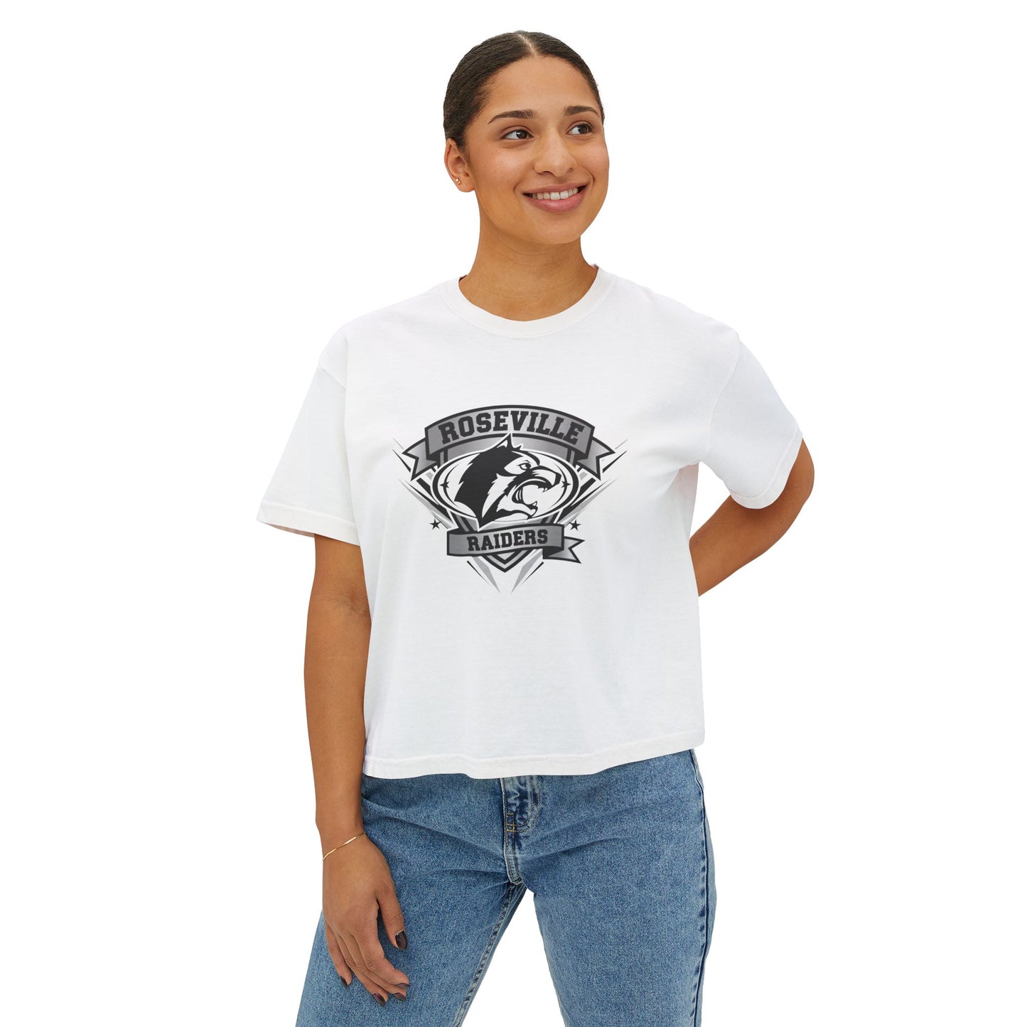 Roseville Raiders Casual Women's Boxy Tee