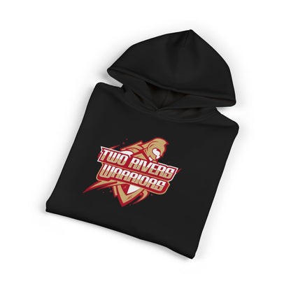 Two River Warriors Hoodie — Retro Sports Logo Pullover