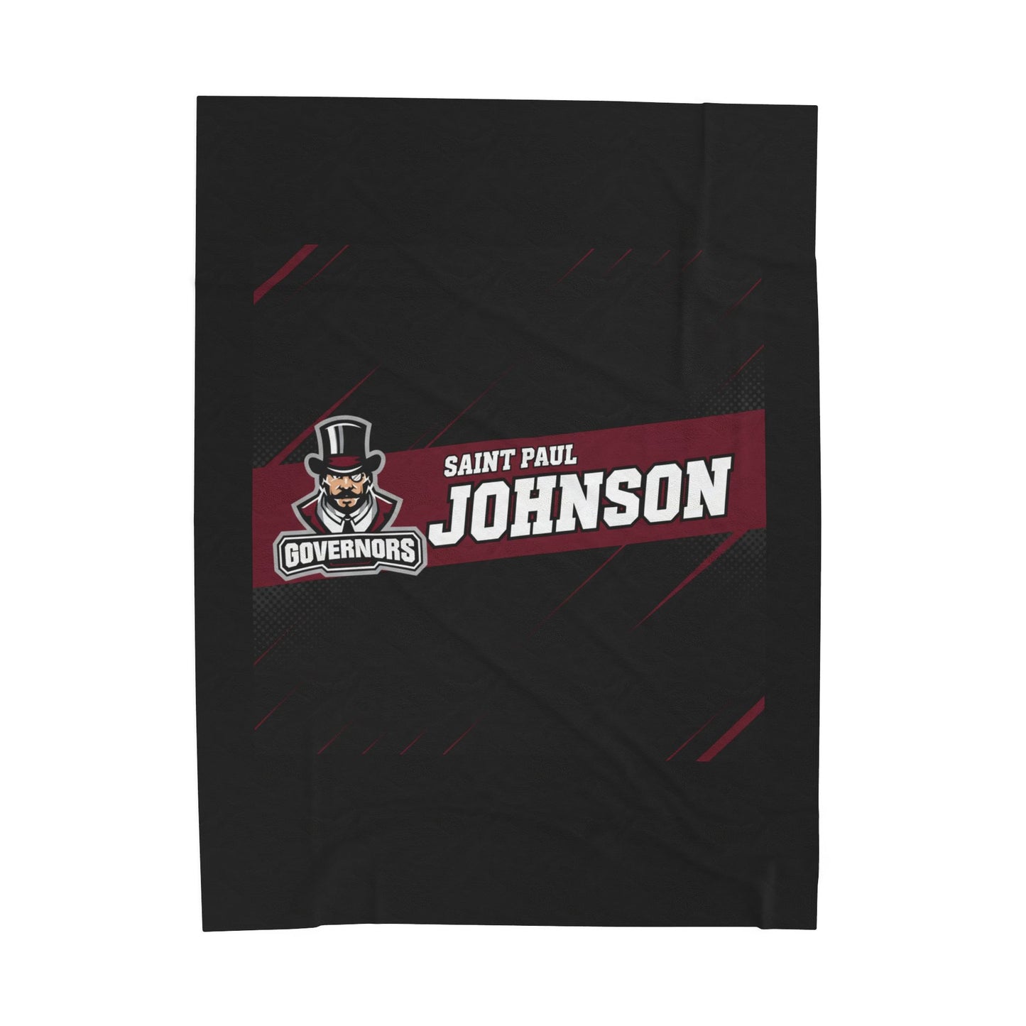 Saint Paul Johnson Velveteen Plush Blanket