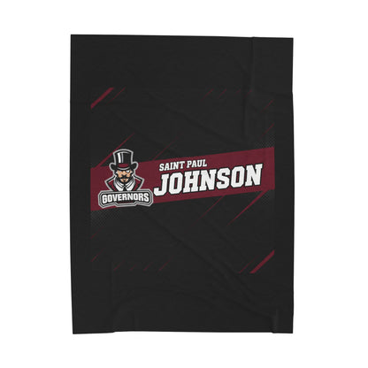 Saint Paul Johnson Velveteen Plush Blanket