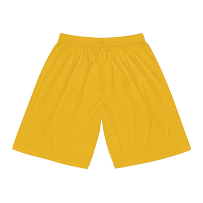 Columbia Heights Hylanders Men's Yellow Basketball Shorts