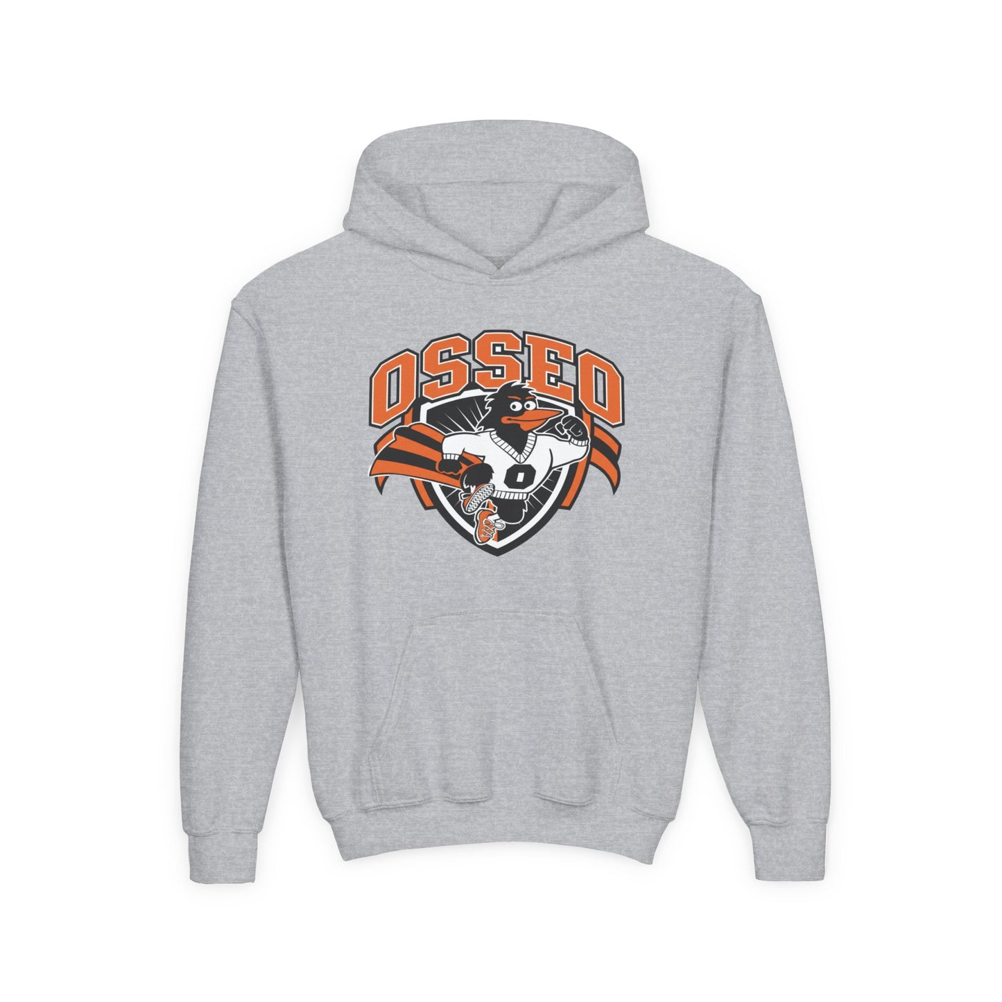 Youth Hooded Sweatshirt - 'Osseo Orioles' Design