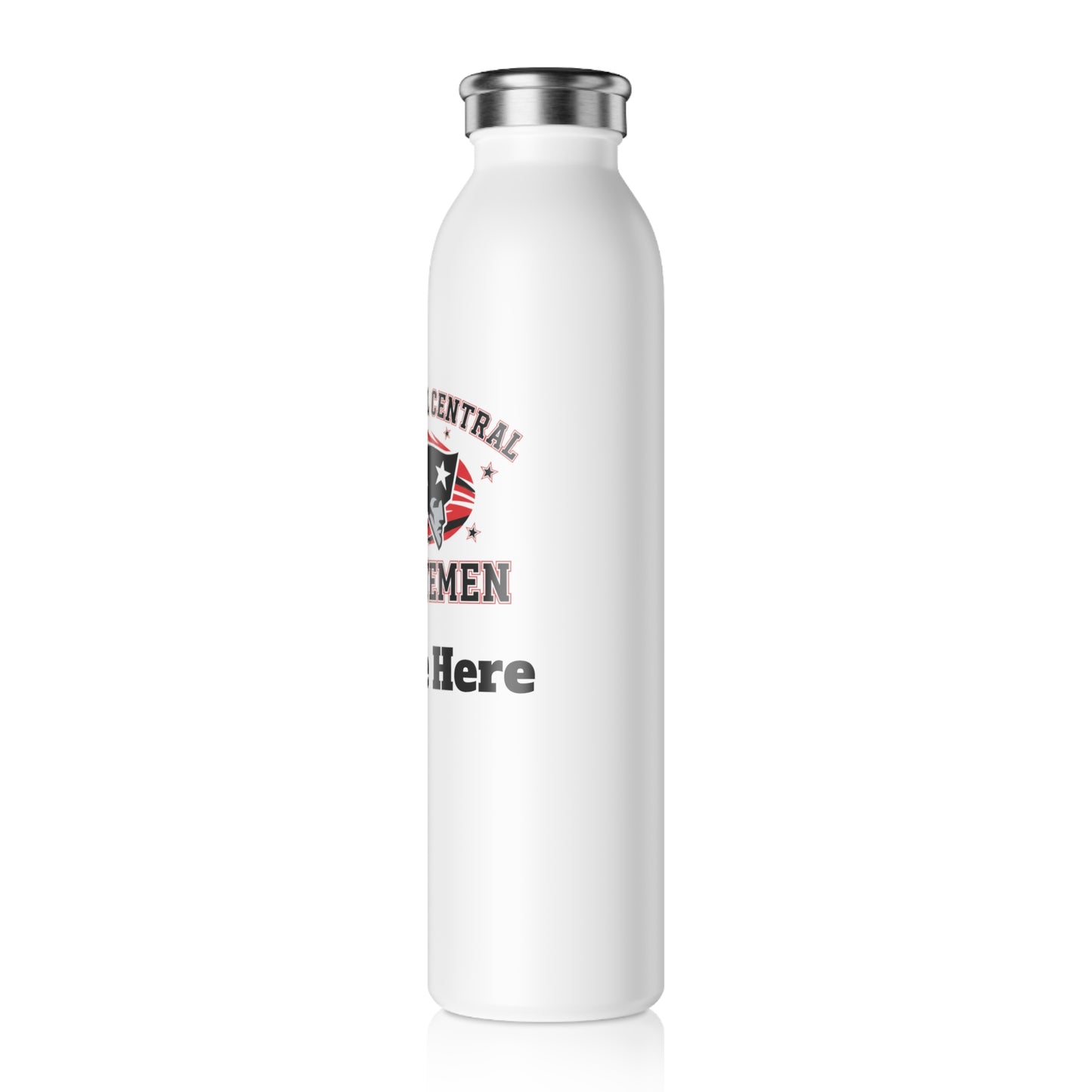 Saint Paul Central Minutemen Slim Water Bottle —  Stainless Insulated Bottle