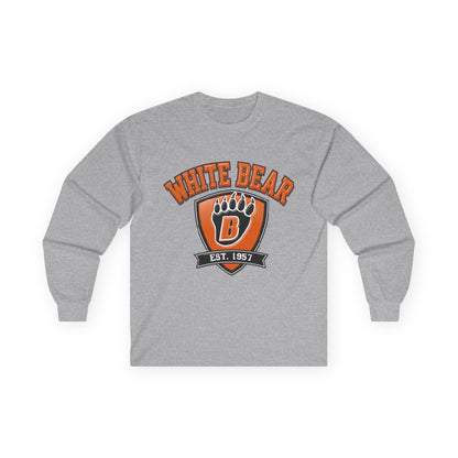 White Bear Bears Crest Long Sleeve Tee - EST 1957