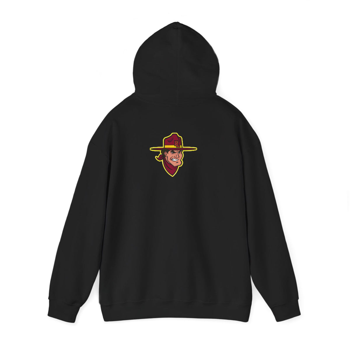 Forest Lake Rangers Hoodie — School Team Spirit Pullover (Front Text & Back Ranger Mascot)