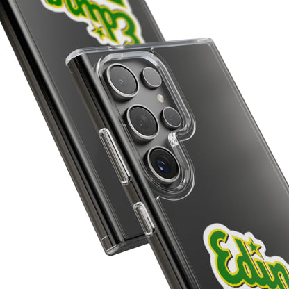 Custom Clear Phone Case with Edina Design - Stylish Protection for Your Smartphone