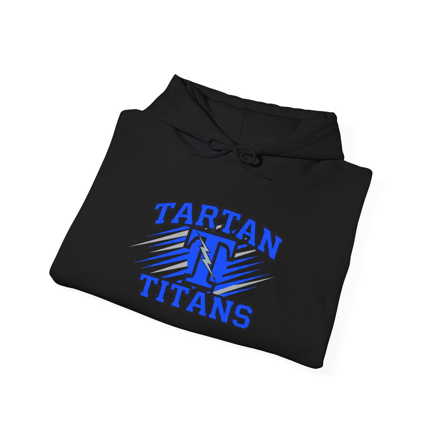 Unisex Heavy Blend Hooded Sweatshirt Tartan Titans - Perfect for Casual Comfort & School Spirit