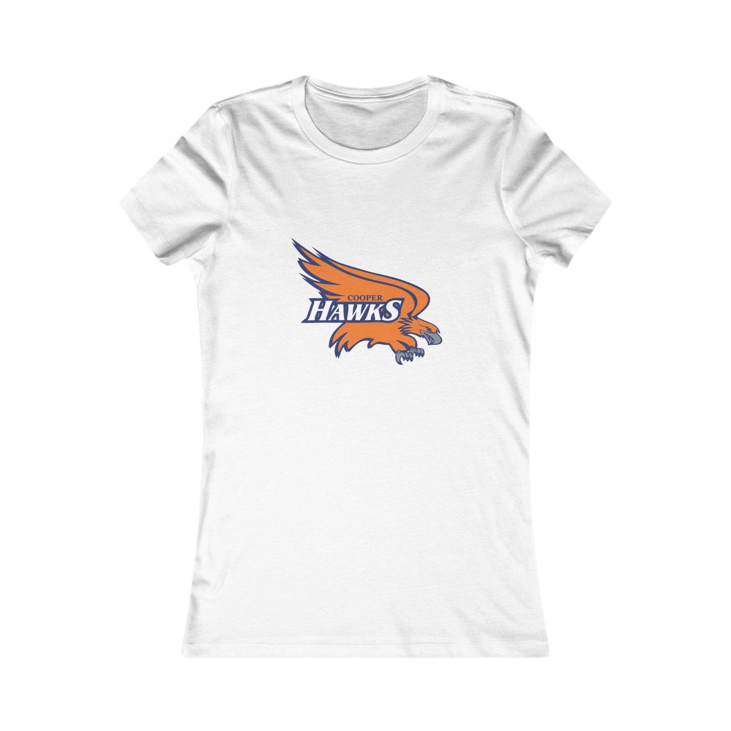 Robbinsdale Cooper Hawks Women's Favorite Tee - Cheerful Hawk Design, Perfect for Game Day