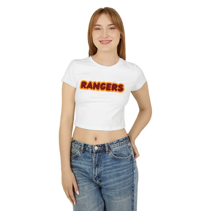 Forest Lake Rangers Women’s Baby Tee - Retro Graphic Top for Casual Vibes
