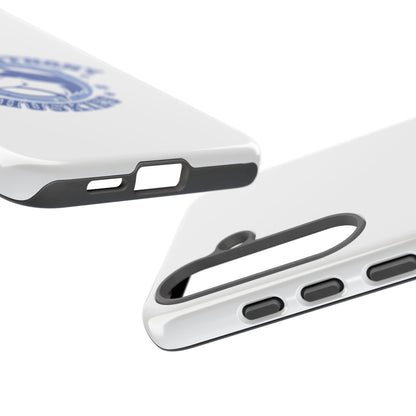 Saint Anthony Huskies Tough Phone Case — Protective White Phone Cover with Husky Logo