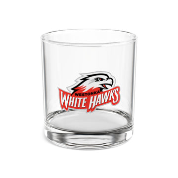 Mound Westonka White Hawks Rocks Glass - 10oz