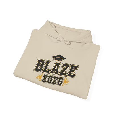 Burnsville Blaze Class of 2026 Block Hoodie