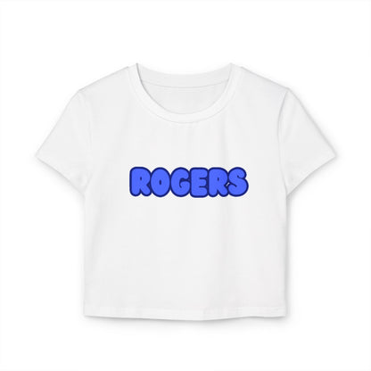 Rogers Royals Women’s Baby Tee - Retro Graphic Top for Casual Vibes