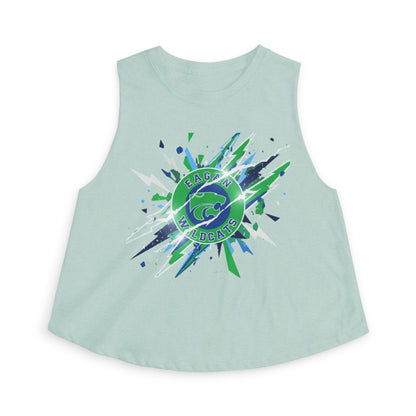 Eagan Wildcats Crop Top — Retro Script Athletic Women's Tank