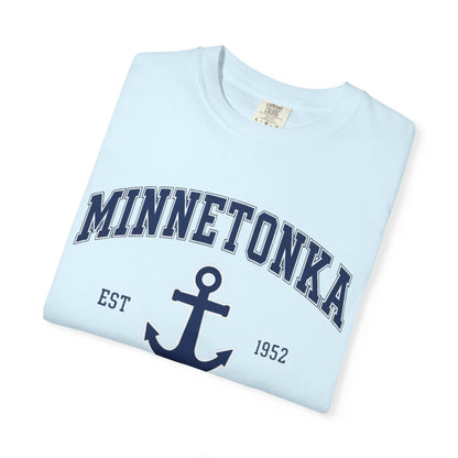 Minnetonka Skippers Anchor T-Shirt — Vintage Nautical Crew Tee