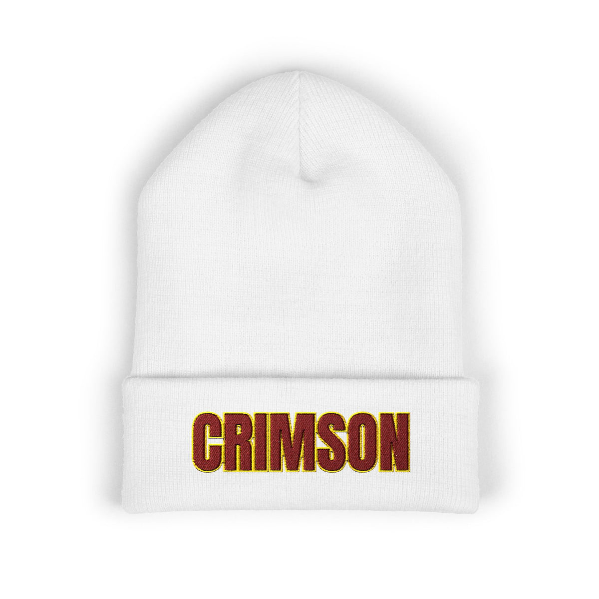 Maple Grove Crimson Classic Cuffed Beanie Hat