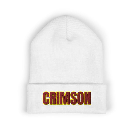 Maple Grove Crimson Classic Cuffed Beanie Hat