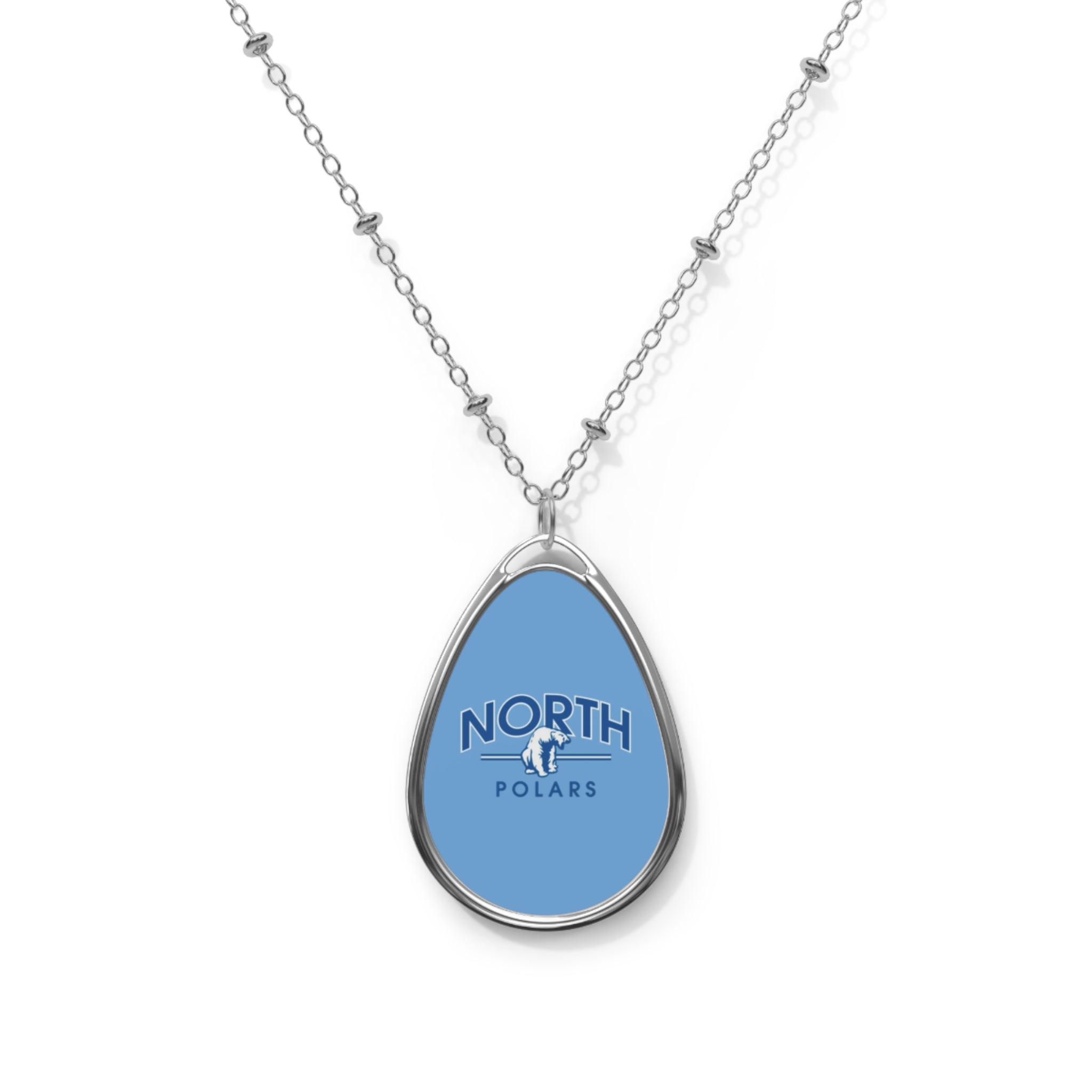 Minneapolis North Polars Elegant Oval Necklace