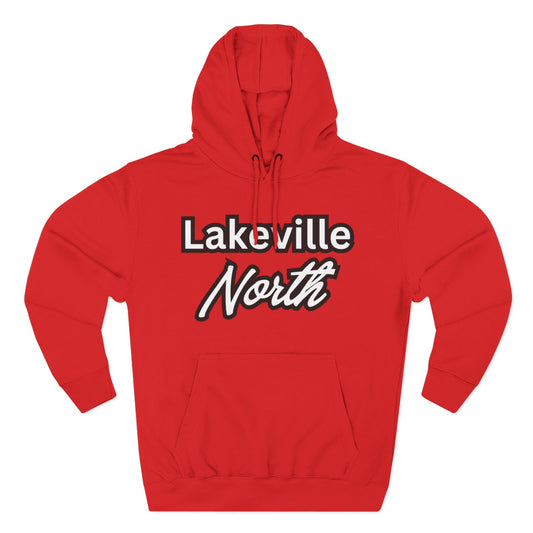 Lakeville North Panthers White Script Hoodie