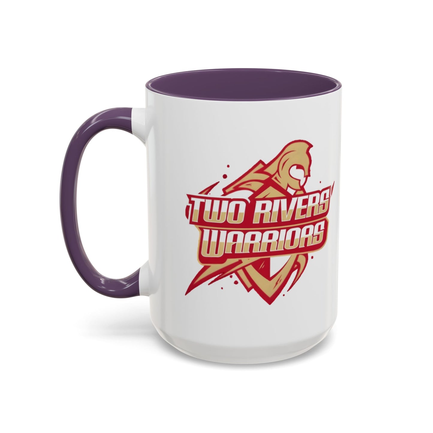 Two Rivers Warriors Accent Coffee Mug - Stylish 15oz or 11oz