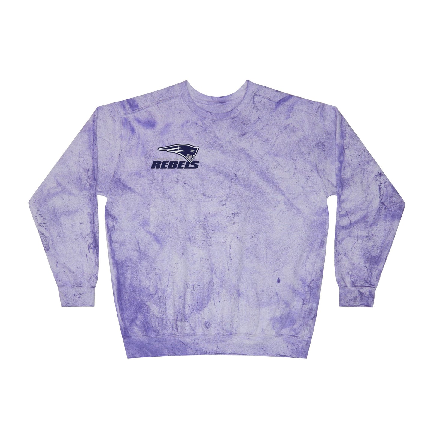 Champlin Park Rebels Color Blast Crewneck Sweatshirt for a Vibrant Vibe, Unisex Tie-Dye Fashion