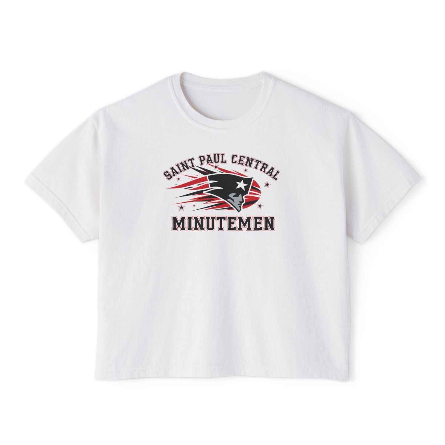 Saint Paul Central Minutemen Casual Women's Boxy Tee