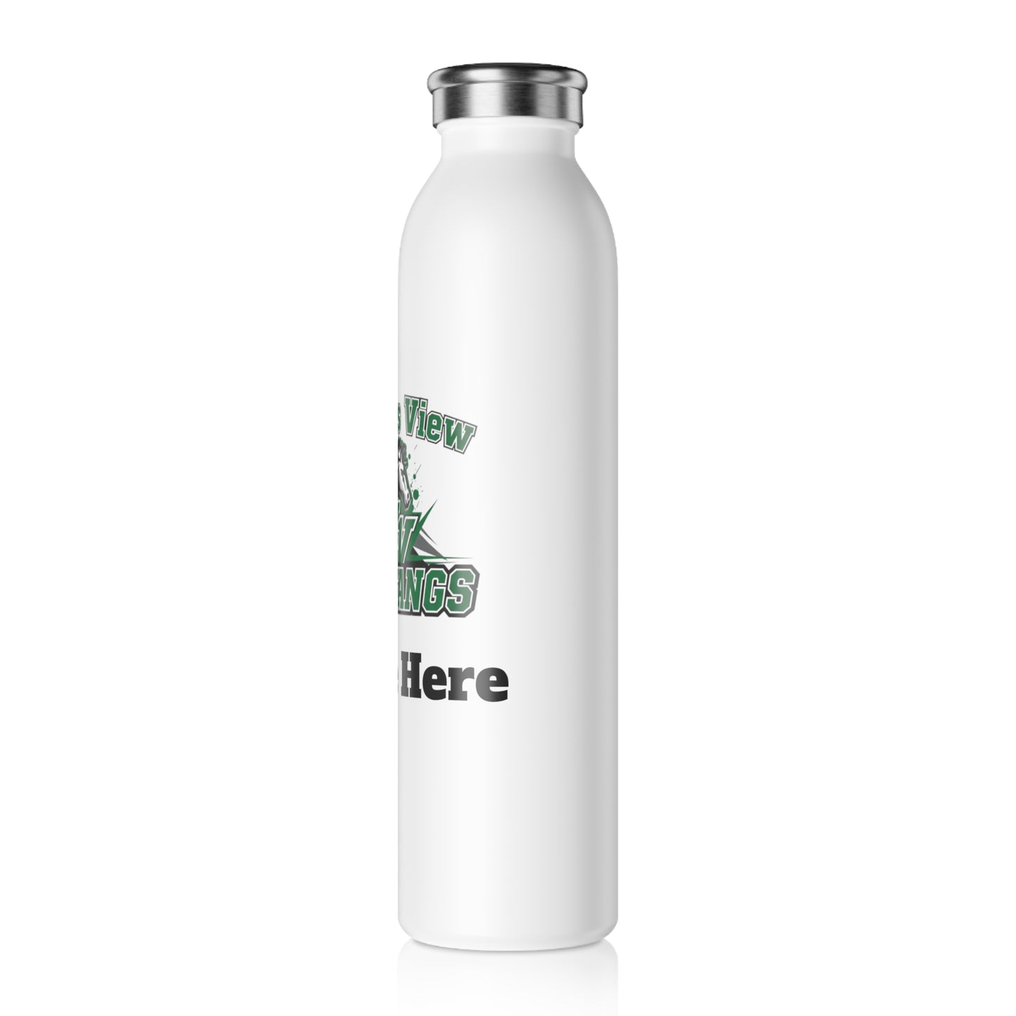 Mounds View Mustangs Slim Water Bottle —  Stainless Insulated Bottle