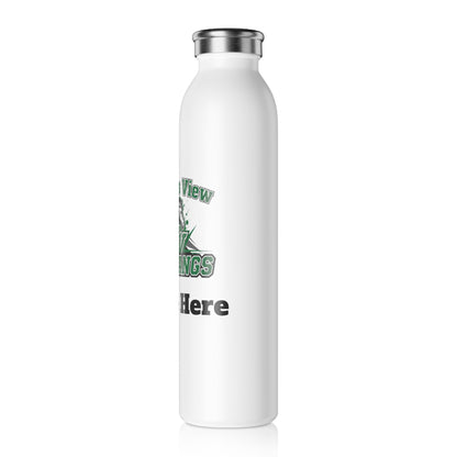 Mounds View Mustangs Slim Water Bottle —  Stainless Insulated Bottle