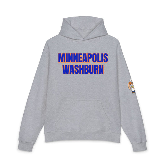 Minneapolis Washburn Hoodie — Vintage Collegiate Crewneck for Alumni & Fans