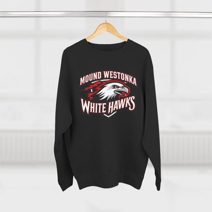 Mound Westonka White Hawks Unisex Crewneck Sweatshirt  - Cozy Everyday Wear