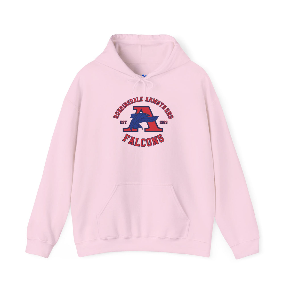 Falcons Athletic Crew Hoodie — Roundhill Armstrong Varsity Logo