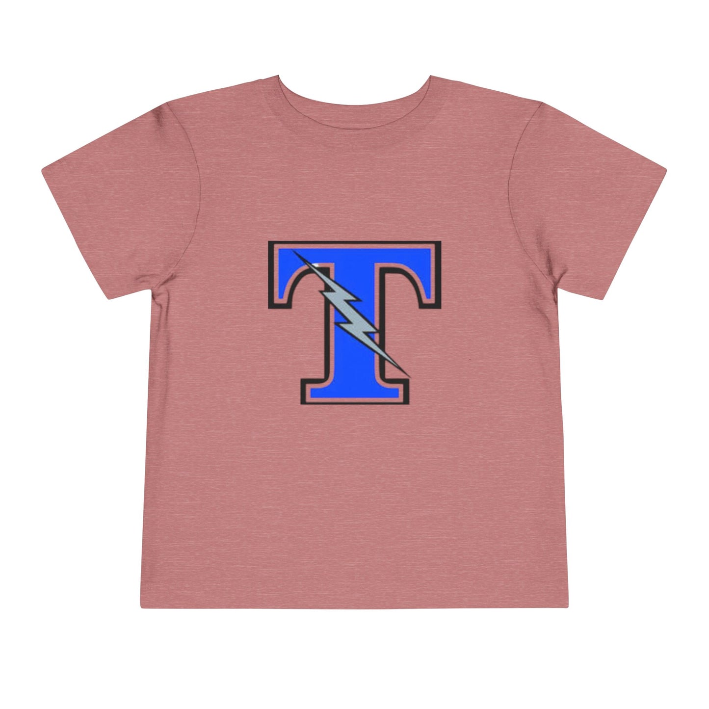 Tartan Titans Toddler Short Sleeve Tee - Fun Lightning Bolt Design