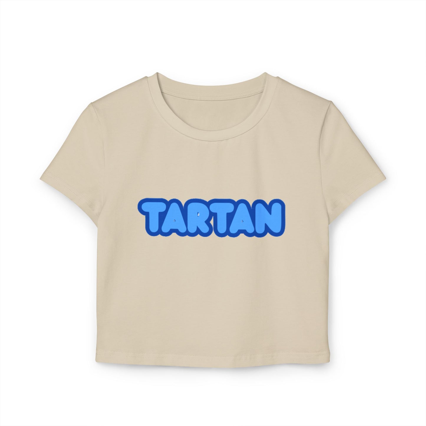 Tartan Titans Women’s Baby Tee - Retro Graphic Top for Casual Vibes