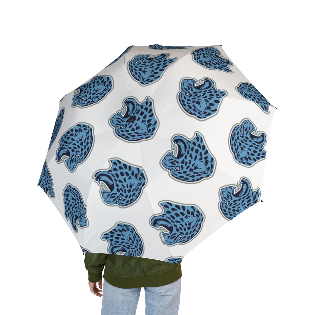 Bloomington Jefferson Jaguars Stylish Foldable Umbrella - Compact Rain Protection