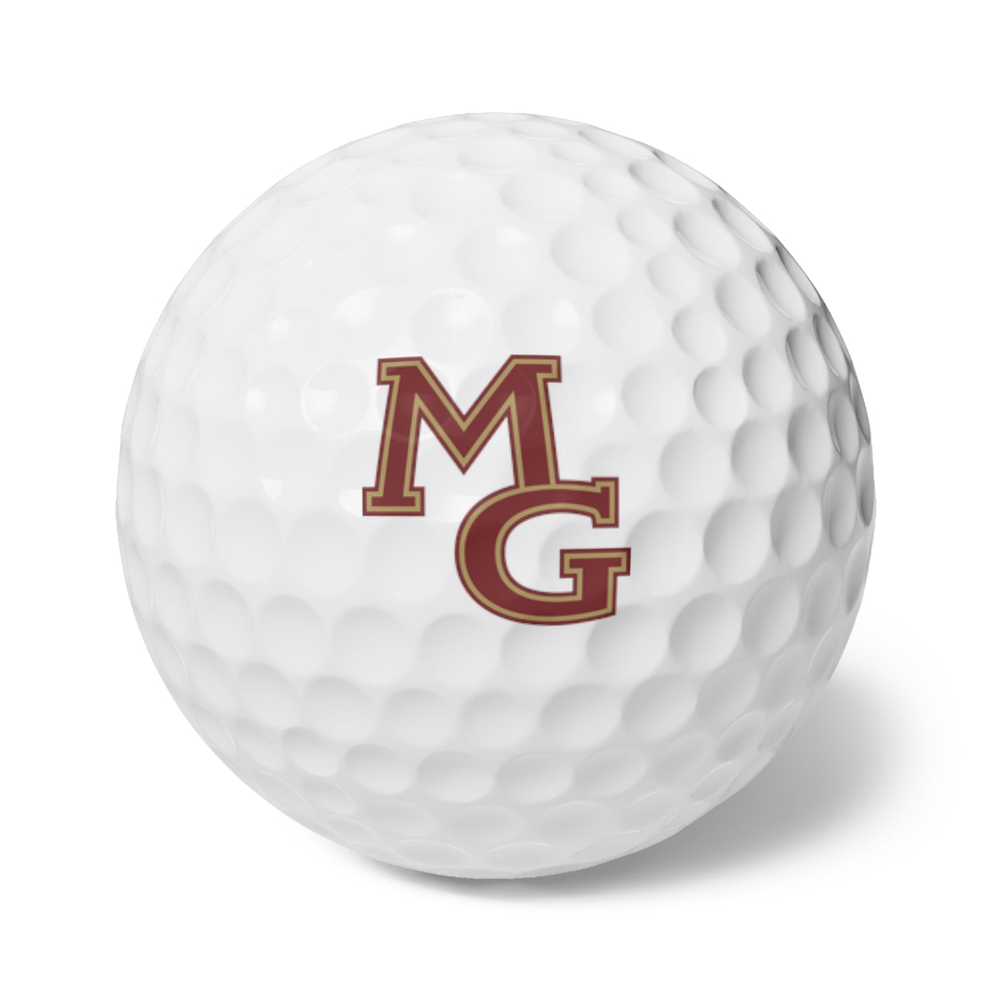 Maple Grove Crimson Golf Balls - Set of 6