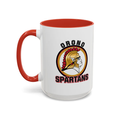 Orono Spartans Accent Coffee Mug - Stylish 15 oz or 11 oz