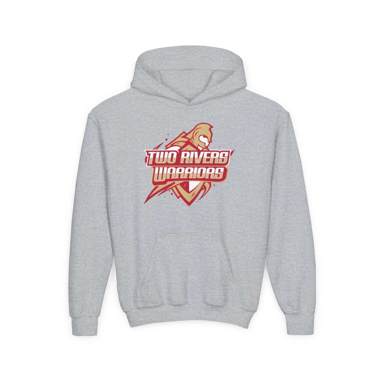 Two Rivers Warriors Logo Youth Sporty Hoodie