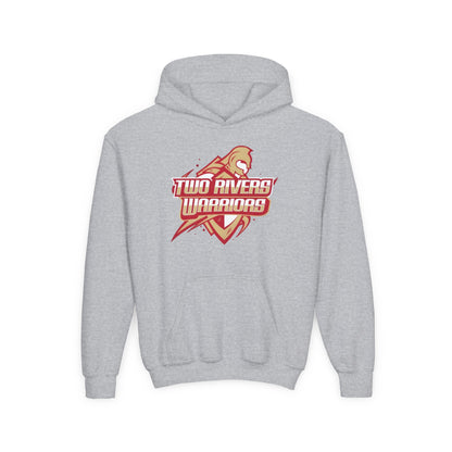 Two Rivers Warriors Logo Youth Sporty Hoodie