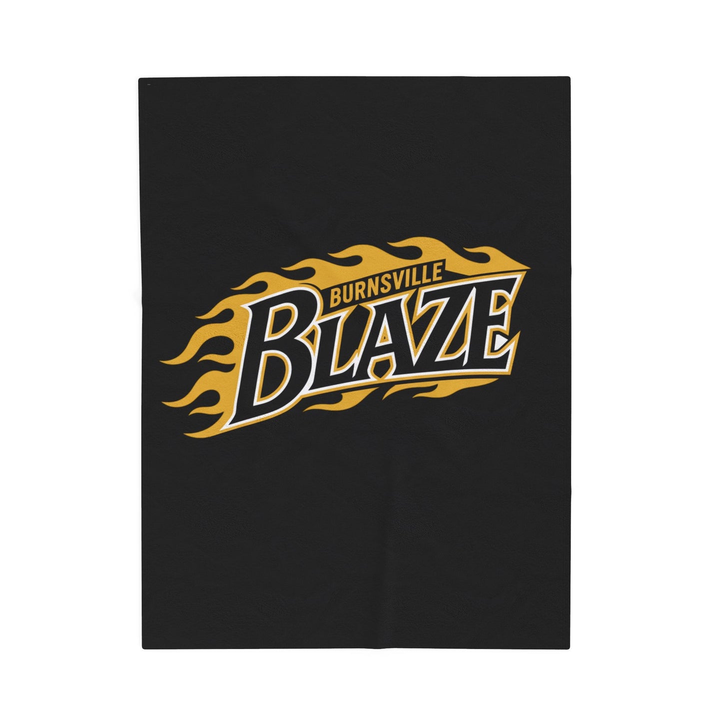 Burnsville Blaze Cozy Velveteen Plush Blanket