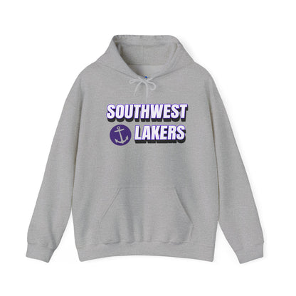Minneapolis Southwest Lakers Hoodie — Purple Anchor Crew Pullover