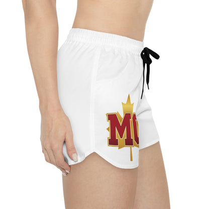 Maple Grove Crimson Women's Casual White Shorts