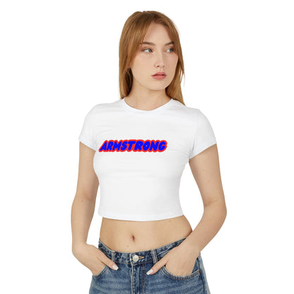 Robbinsdale Armstrong Falcons Women’s Baby Tee - Retro Graphic Top for Casual Vibes
