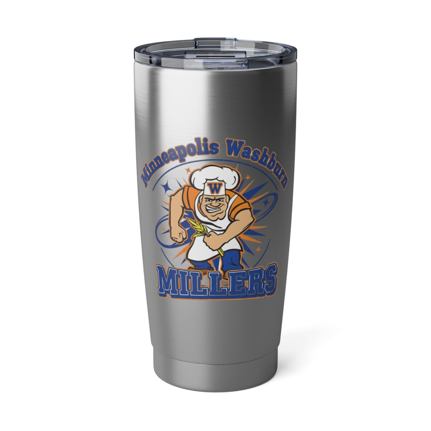 Minneapolis Washburn Millers 20oz Stainless Steel Tumbler - Sports Fan Travel Mug