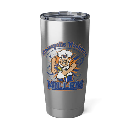 Minneapolis Washburn Millers 20oz Stainless Steel Tumbler - Sports Fan Travel Mug