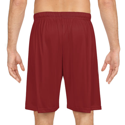 Maple Grove Stylish Crimson Basketball Shorts - Perfect for Sports Lovers