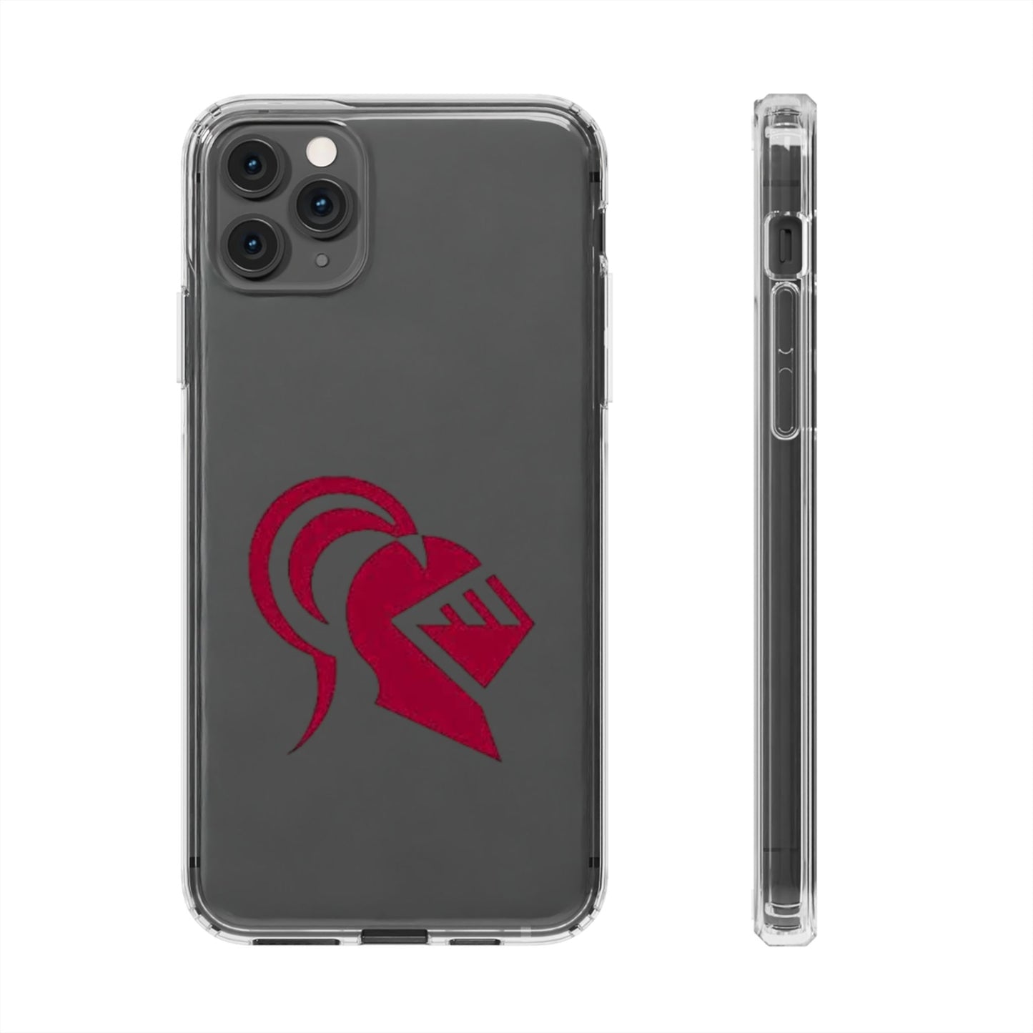 Irondale Knights Shield Clear Phone Case - Durable Protection with Bold Design