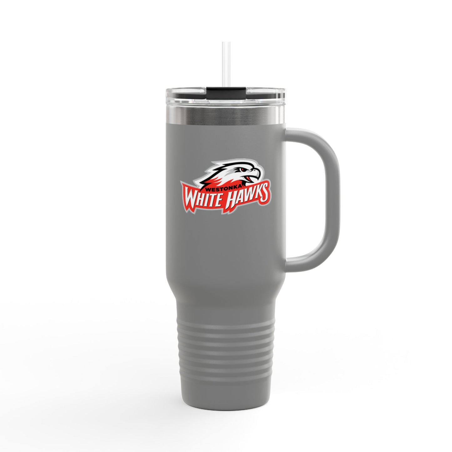Mound Westonka White Hawks Insulated Travel Mug, 40oz