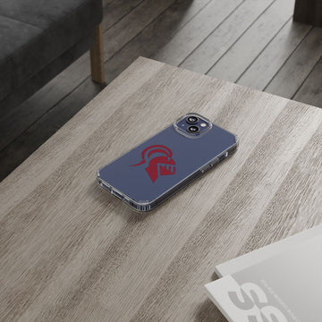 Irondale Knights Shield Clear Phone Case - Durable Protection with Bold Design