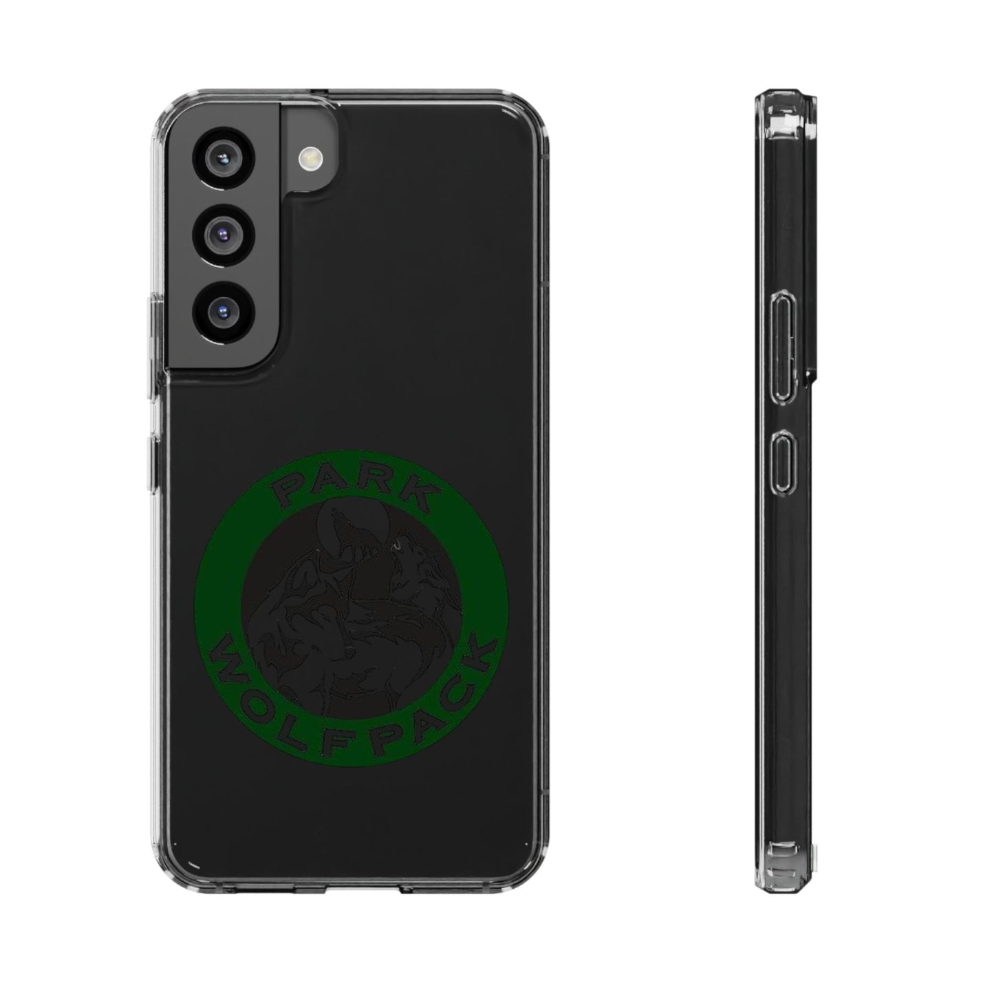 Custom Clear Phone Case - Park Wolfpack Design