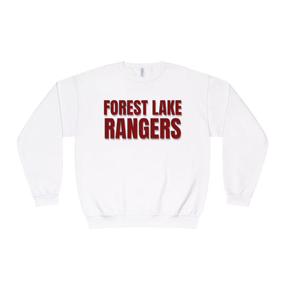 Forest Lake Rangers Crewneck Sweatshirt — School Spirit Pullover with FL Logo